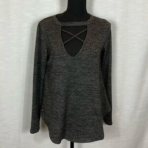 Hippie Chic tunic black grey